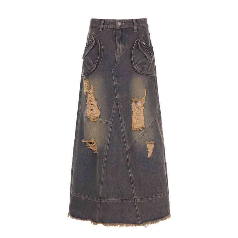 Rust Long Skirt