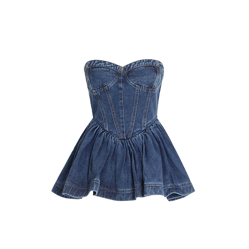 Overall Denim Top